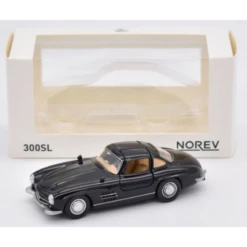 Norev - Véhicule Miniature - Mercedes Benz 300 SL 1954 Noir - 1:43