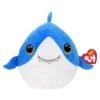 Peluche TY - Coussin 35 Cm - Finsley Le Requin -Millejouets peluche ty coussin 35 cm finsley le requin
