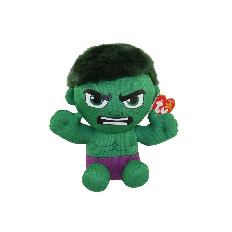 Peluche TY - Peluche 15 Cm - Marvel - Hulk 3 Peluche TY - Peluche 15 Cm - Marvel - Hulk
