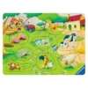 Ravensburger - My First Wooden Puzzle 9 Pièces - La Ferme -Millejouets ravensburger my first wooden puzzle 9 pieces la ferme