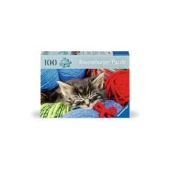 Ravensburger - Puzzle 100 Pièces XL - Chaton Dans La Laine