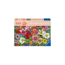Ravensburger - Puzzle 100 Pièces XL - Fenetre Fleurie