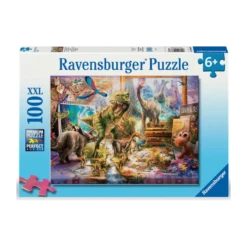Ravensburger - Puzzle 100 Pièces XXL - Dinosaures Dans La Chambre