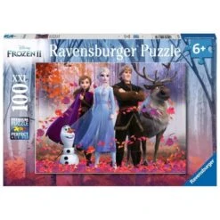 Ravensburger - Puzzle 100 Pièces XXL - La Magie De La Forêt - Disney La Reine Des Neiges 2