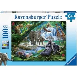 Ravensburger - Puzzle 100 Pièces XXL - Les Animaux De La Jungle