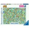 Ravensburger - Puzzle 1000 Pièces - Animal Crossing (Challenge Puzzle)