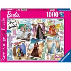 Ravensburger - Puzzle 1000 Pièces - Barbie Autour Du Monde
