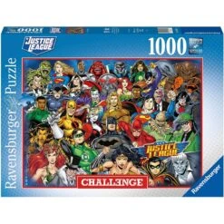 Ravensburger - Puzzle 1000 Pièces - DC Comics (Challenge Puzzle)