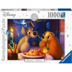 Ravensburger - Puzzle 1000 Pièces - La Belle Et Le Clochard Disney