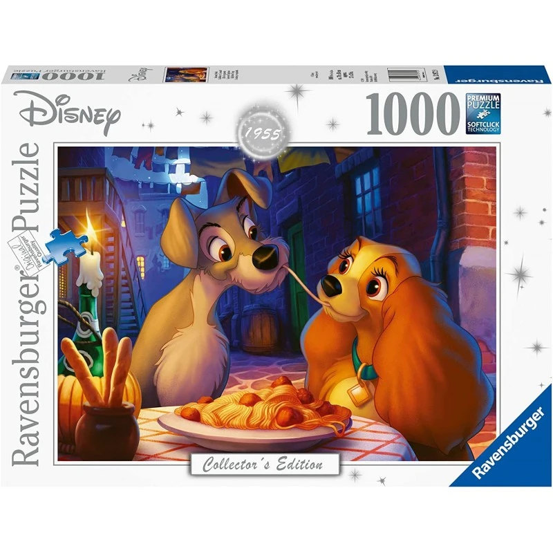 Ravensburger - Puzzle 1000 Pièces - La Belle Et Le Clochard Disney 3 Ravensburger - Puzzle 1000 Pièces - La Belle Et Le Clochard Disney