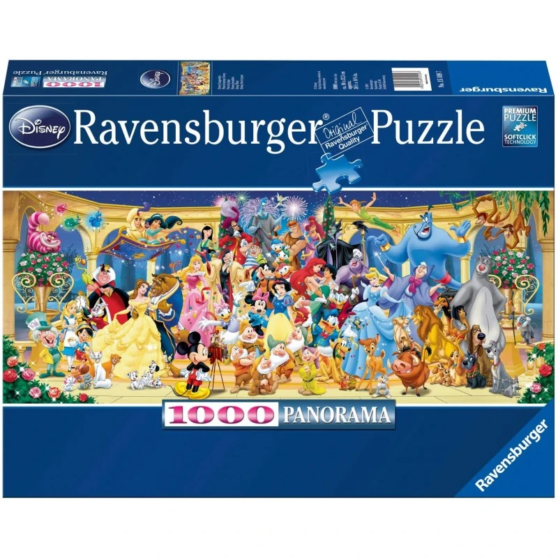 Ravensburger - Puzzle 1000 Pièces - Photo De Groupe Disney 3 Ravensburger - Puzzle 1000 Pièces - Photo De Groupe Disney