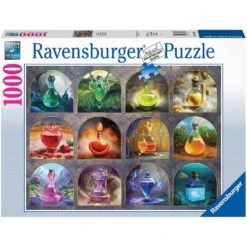 Ravensburger - Puzzle 1000 Pièces - Potions Magiques