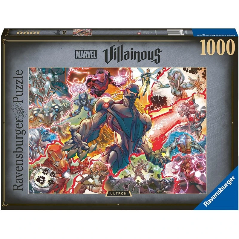 Ravensburger - Puzzle 1000 Pièces - Ultron - Marvel Villainous 3 Ravensburger - Puzzle 1000 Pièces - Ultron - Marvel Villainous