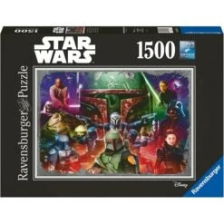 Ravensburger - Puzzle 1500 Pièces - Boba Fett, Chasseur De Primes - Star Wars The Mandalorian