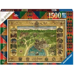 Ravensburger - Puzzle 1500 Pièces - Harry Potter - La Carte De Poudlard