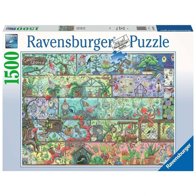 Ravensburger - Puzzle 1500 Pièces - Nains Sur L'étagère 3 Ravensburger - Puzzle 1500 Pièces - Nains Sur L'étagère