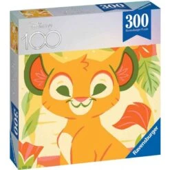 Ravensburger - Puzzle 300 Pièces - Disney 100 - Le Roi Lion Simba