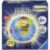 Ravensburger - Puzzle 3D Ball 72 Pièces Illuminé - Globe -Millejouets ravensburger puzzle 3d ball 72 pieces illumine globe