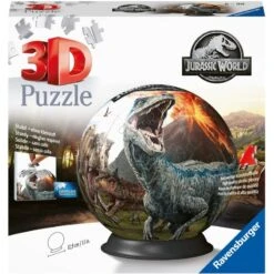 Ravensburger - Puzzle 3D Ball 72 Pièces - Jurassic World