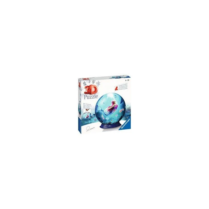 Ravensburger - Puzzle 3D Ball 72 Pièces - Les Sirènes 3 Ravensburger - Puzzle 3D Ball 72 Pièces - Les Sirènes