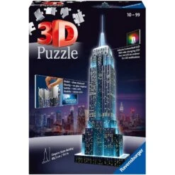 Ravensburger - Puzzle 3D Empire State Building Illuminé