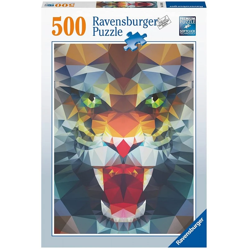 Ravensburger - Puzzle 500 Pièces - Lion De Polygone 3 Ravensburger - Puzzle 500 Pièces - Lion De Polygone