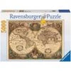 Ravensburger - Puzzle 5000 Pièces - Mappemonde Antique 1 Ravensburger - Puzzle 5000 Pièces - Mappemonde Antique -Millejouets ravensburger puzzle 5000 pieces mappemonde antique