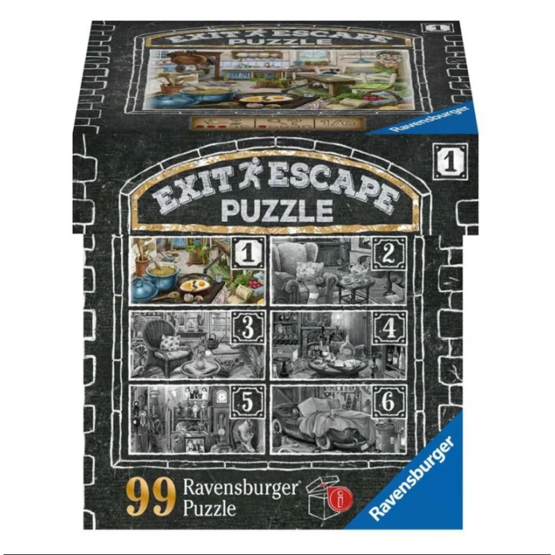 Ravensburger - Puzzle 99 Pièces - Escape Game - Numéro 1 Sur 6 3 Ravensburger - Puzzle 99 Pièces - Escape Game - Numéro 1 Sur 6