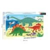 Ravensburger - Puzzle Cadre 15 Pièces - Les Dinosaures Du Jurassique -Millejouets ravensburger puzzle cadre 15 pieces les dinosaures du jurassique