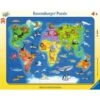 Ravensburger - Puzzle Cadre 30 Pièces - Les Animaux Dans Le Monde -Millejouets ravensburger puzzle cadre 30 pieces les animaux dans le monde