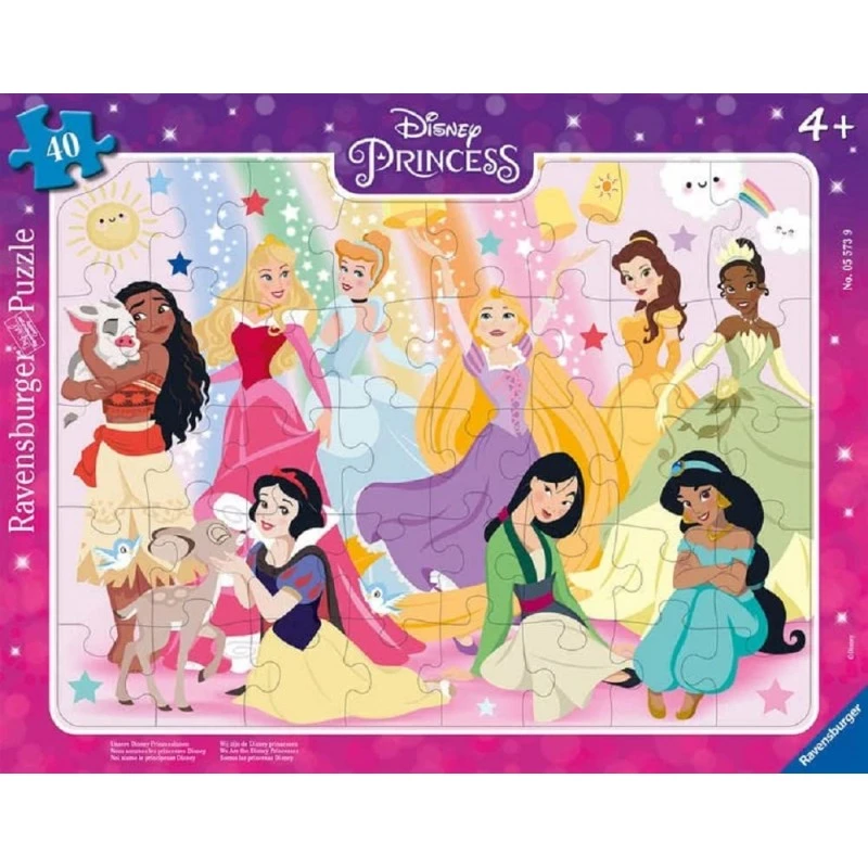 Ravensburger - Puzzle Cadre 40 Pièces - Nous Sommes Les Princesses Disney 3 Ravensburger - Puzzle Cadre 40 Pièces - Nous Sommes Les Princesses Disney
