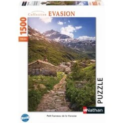 Ravensburger - Puzzle Nathan 1500 Pièces - Petit Hameau De La Vanoise