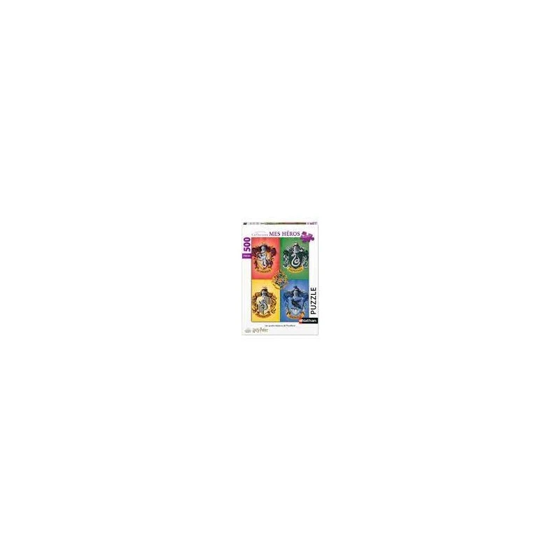 Ravensburger - Puzzle Nathan 500 Pièces - Les Quatre Blasons De Poudlard - Harry Potter 3 Ravensburger - Puzzle Nathan 500 Pièces - Les Quatre Blasons De Poudlard - Harry Potter