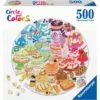 Ravensburger - Puzzle Rond 500 Pièces - Desserts - Circle Of Colors 2 Ravensburger - Puzzle Rond 500 Pièces - Desserts - Circle Of Colors -Millejouets ravensburger puzzle rond 500 pieces desserts circle of colors
