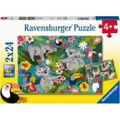 Ravensburger - Puzzles 2x24 Pièces - Koalas Et Paresseux