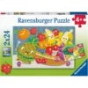 Ravensburger - Puzzles 2x24 Pièces - Les Petits Fruits Et Légumes -Millejouets ravensburger puzzles 2x24 pieces les petits fruits et legumes