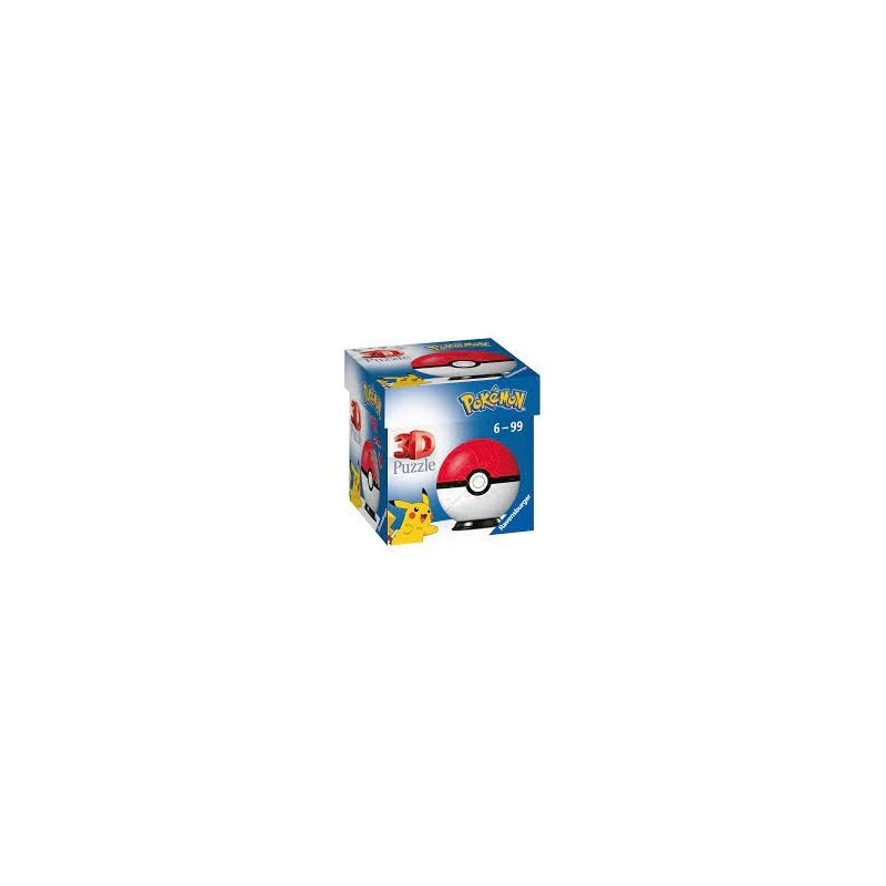 Ravensburger - Puzzles 3D Ball 54 Pièces - Pokémon 3 Ravensburger - Puzzles 3D Ball 54 Pièces - Pokémon