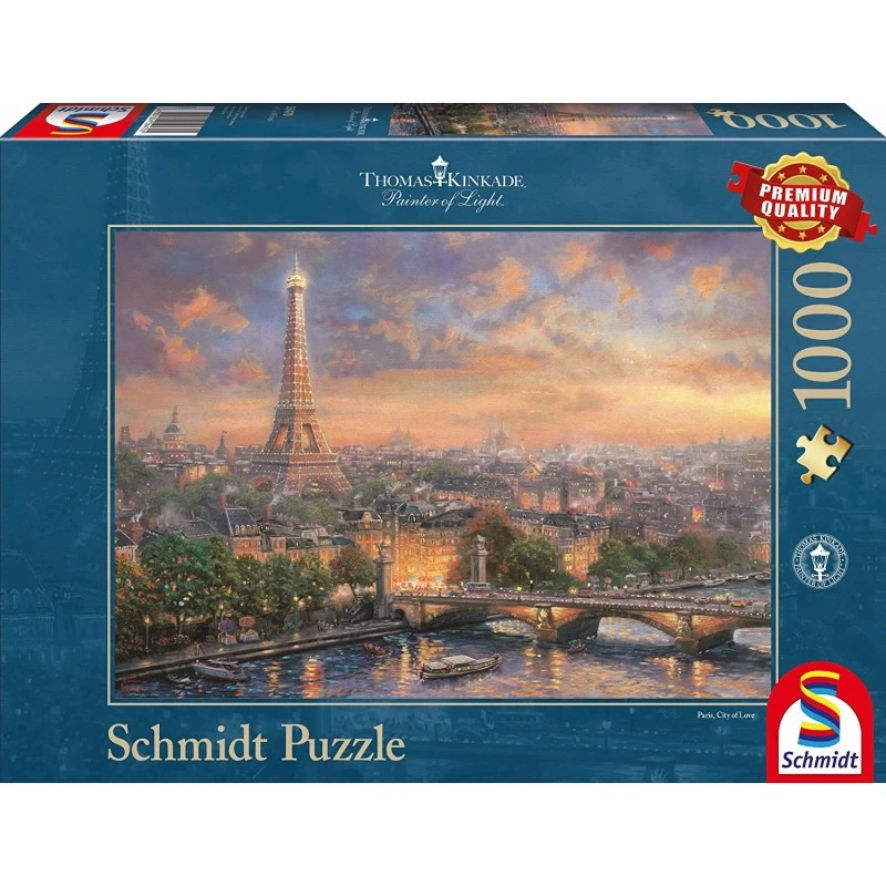 Schmidt - Puzzle 1000 Pièces - Paris Ville De L'amour 3 Schmidt - Puzzle 1000 Pièces - Paris Ville De L'amour