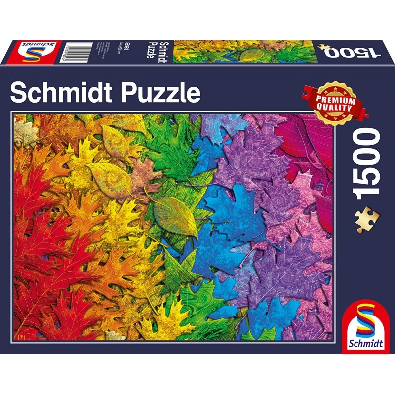 Schmidt - Puzzle 1500 Pièces - Feuilles Colorées 3 Schmidt - Puzzle 1500 Pièces - Feuilles Colorées