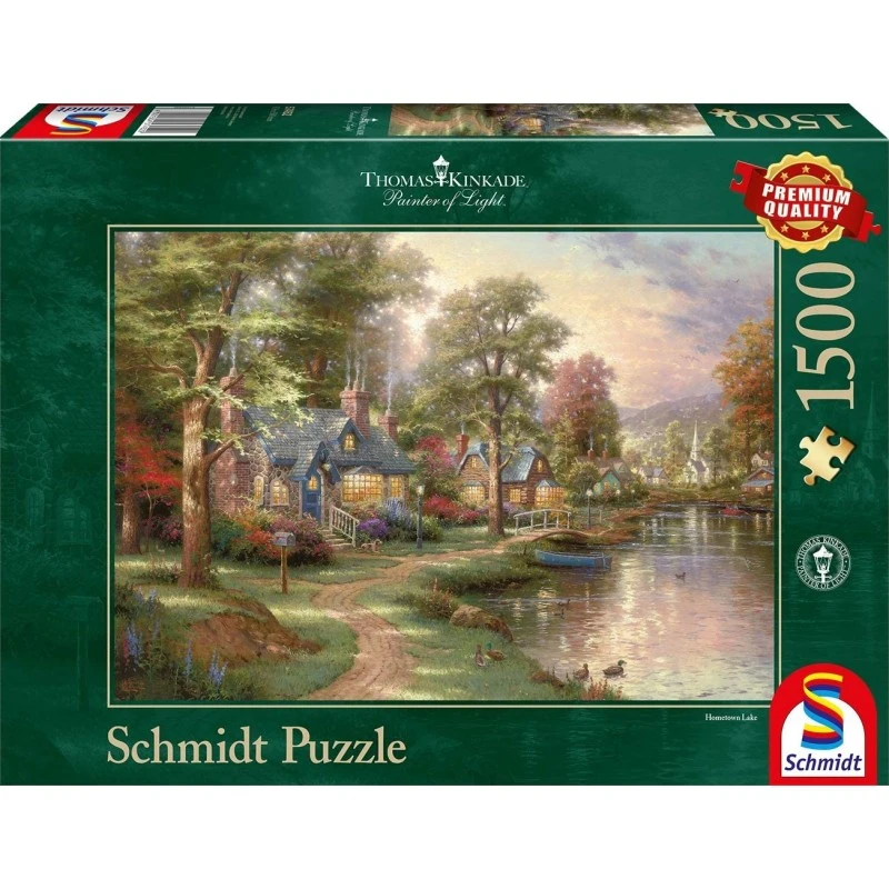 Schmidt - Puzzle 1500 Pièces - La Maison Sur Le Lac 3 Schmidt - Puzzle 1500 Pièces - La Maison Sur Le Lac