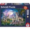 Schmidt - Puzzle 1500 Pièces - Loups Au Clair De Lune -Millejouets schmidt puzzle 1500 pieces loups au clair de lune