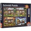 Schmidt - Puzzle 2000 Pièces - Maison Des 4 Saisons -Millejouets schmidt puzzle 2000 pieces maison des 4 saisons