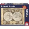 Schmidt - Puzzle 2000 Pièces - Mappemonde Historique -Millejouets schmidt puzzle 2000 pieces mappemonde historique