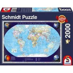 Schmidt - Puzzle 2000 Pièces - Notre Monde
