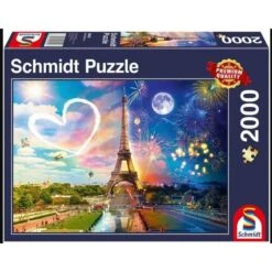 Schmidt - Puzzle 2000 Pièces - Paris Jour Et Nuit