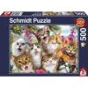 Schmidt - Puzzle 500 Pièces - Le Selfie Des Chats -Millejouets schmidt puzzle 500 pieces le selfie des chats