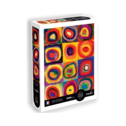 Sentosphère - 7011 - Puzzle 1000 Pièces - Carrés Et Cercles Concentriques, Kandinski