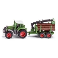 Siku - 1645 - Véhicule Miniature - Tracteur Fendt Avec Remorque Forestière