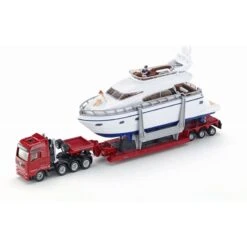 Siku - 1849 - Véhicule Miniature - Surbaissé Avec Yacht - 1:87