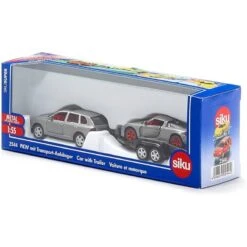 Siku - 2544 - Véhicule Miniature - Voiture Avec Remorque Et Voiture